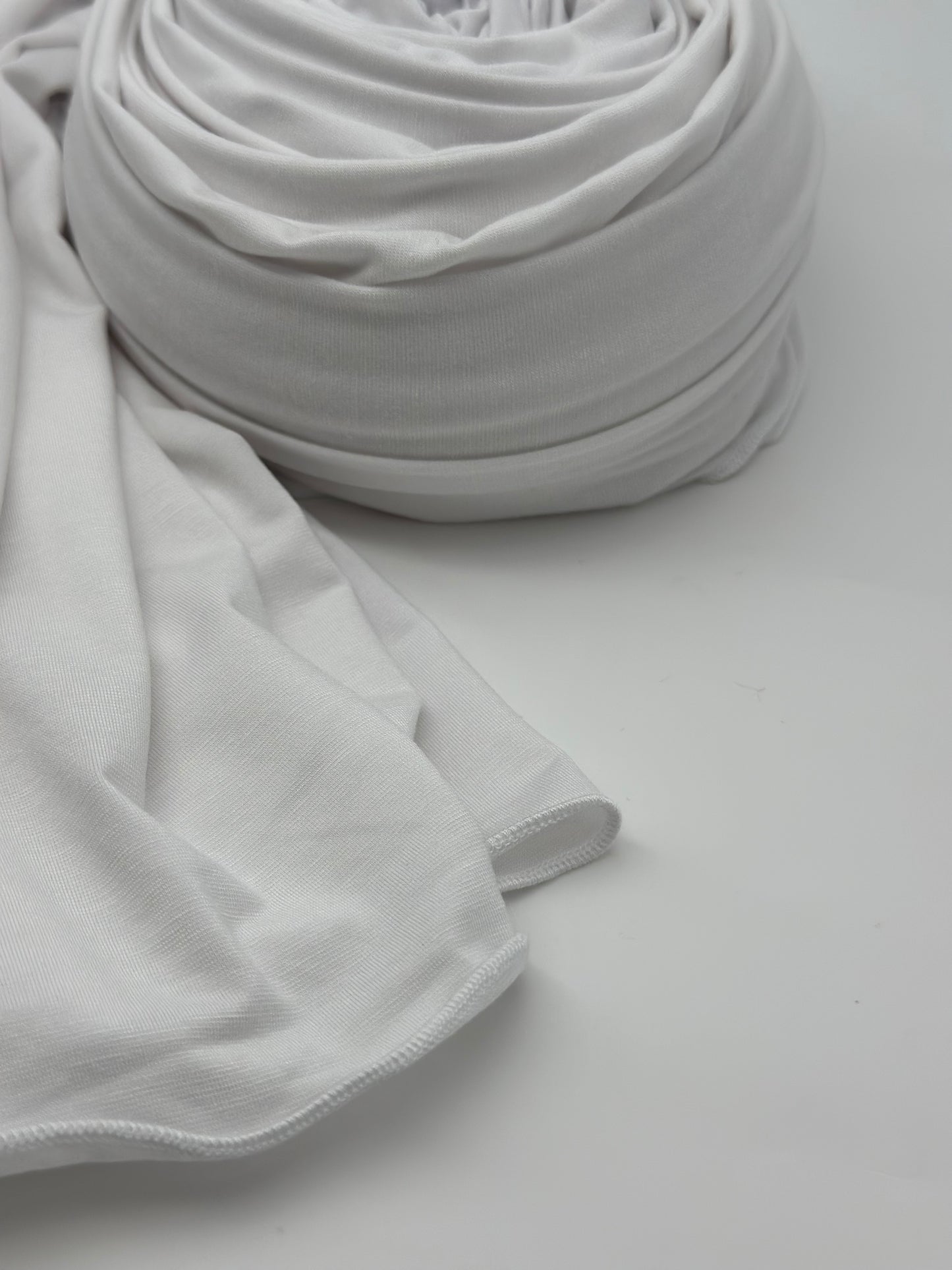 Jersey Hijab naturweiß