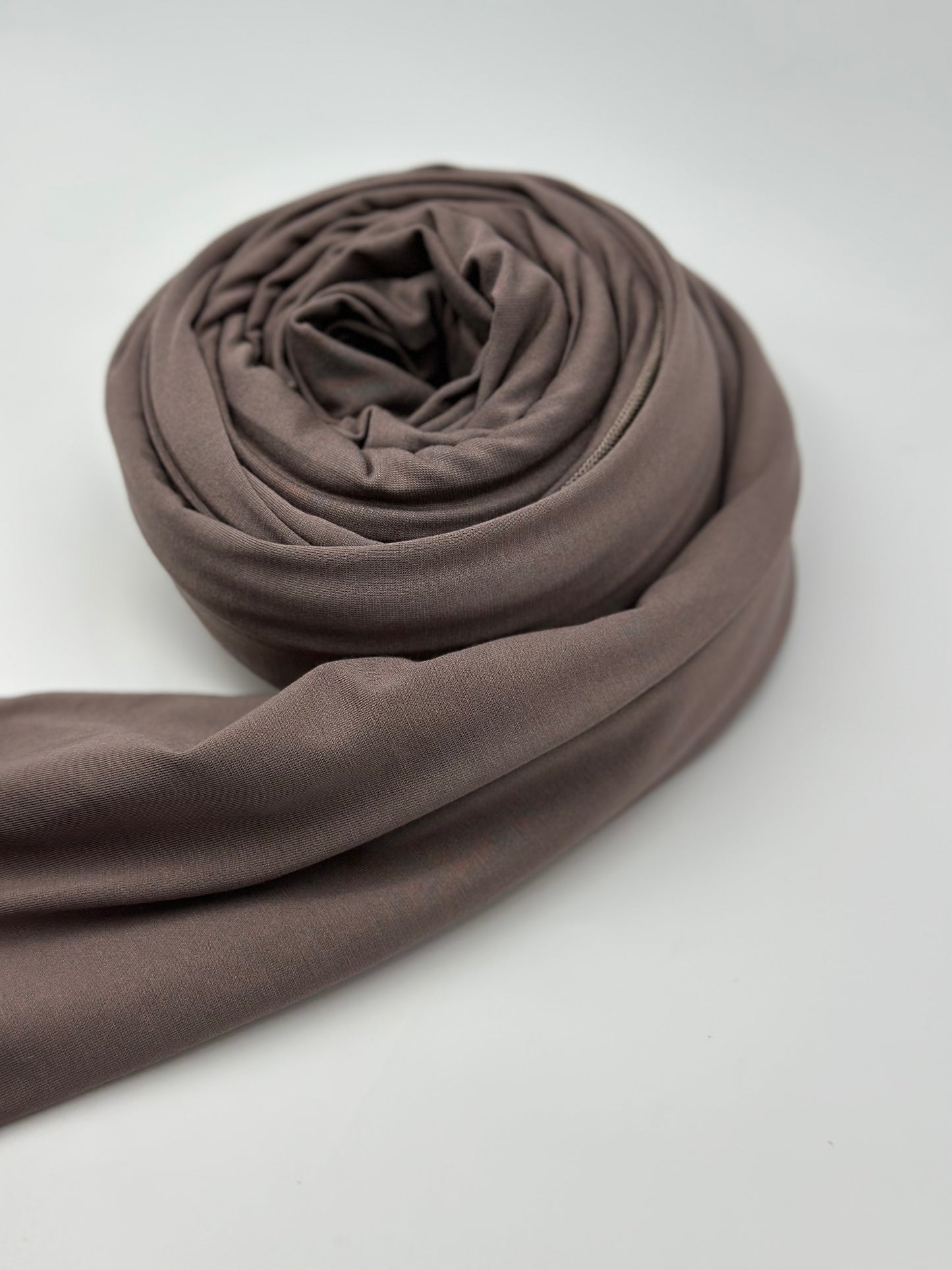 Jersey Hijab taupe braun