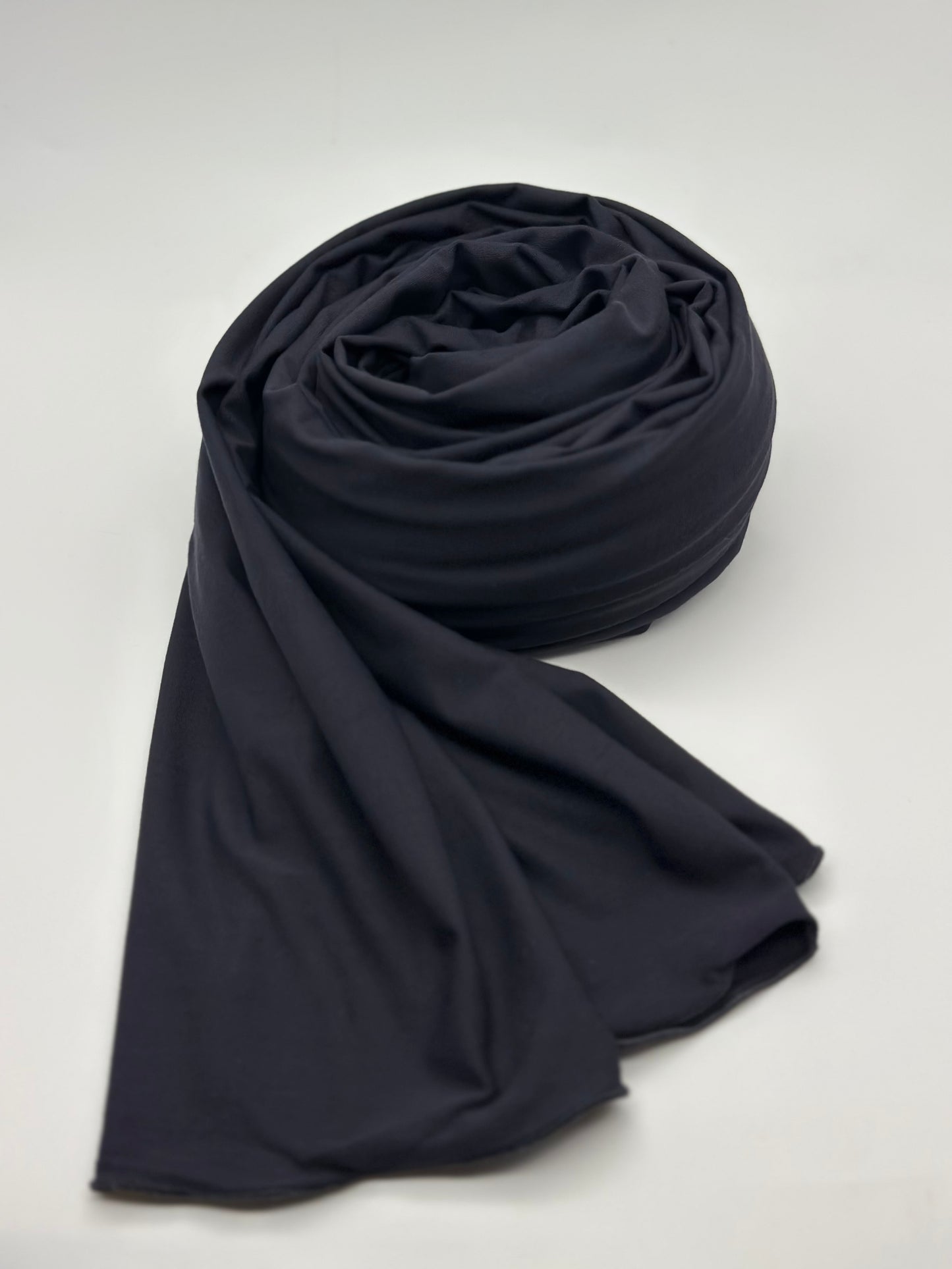 Jersey Hijab anthrazit grau