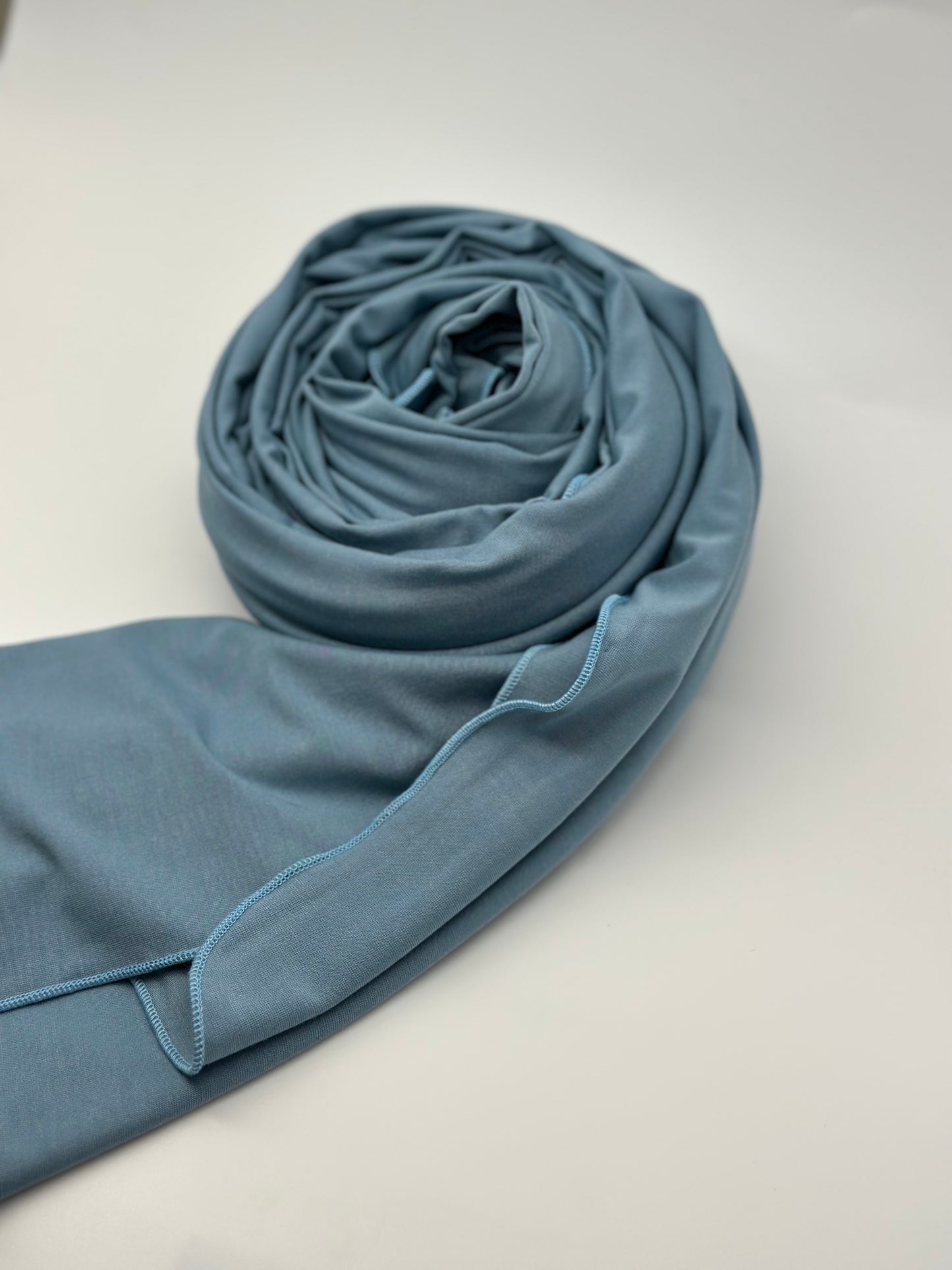 Jersey Hijab Taubenblau