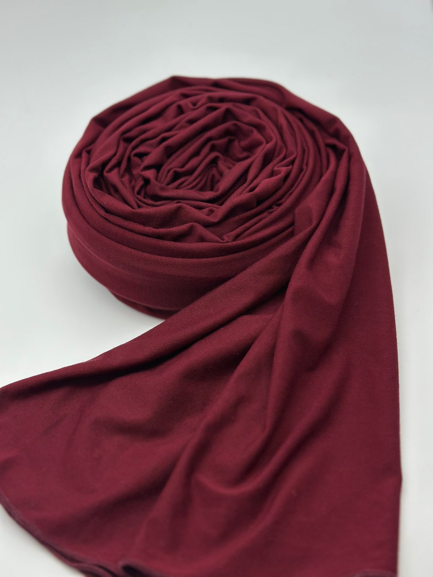 Jersey Hijab kirschrot