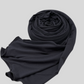 Jersey Hijab anthrazit grau