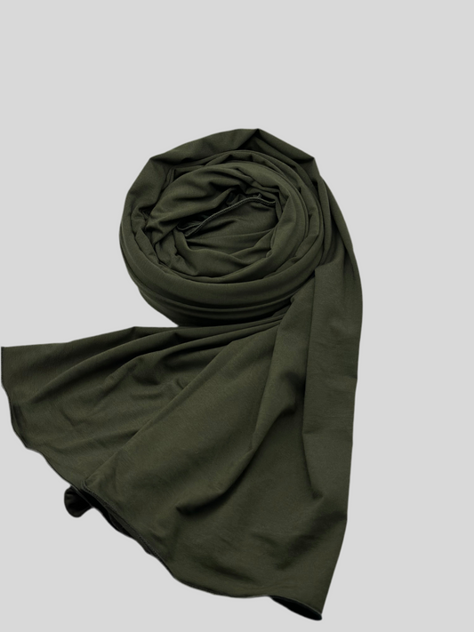 Jersey Hijab Tiefgrün