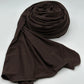 Jersey Hijab chocolate