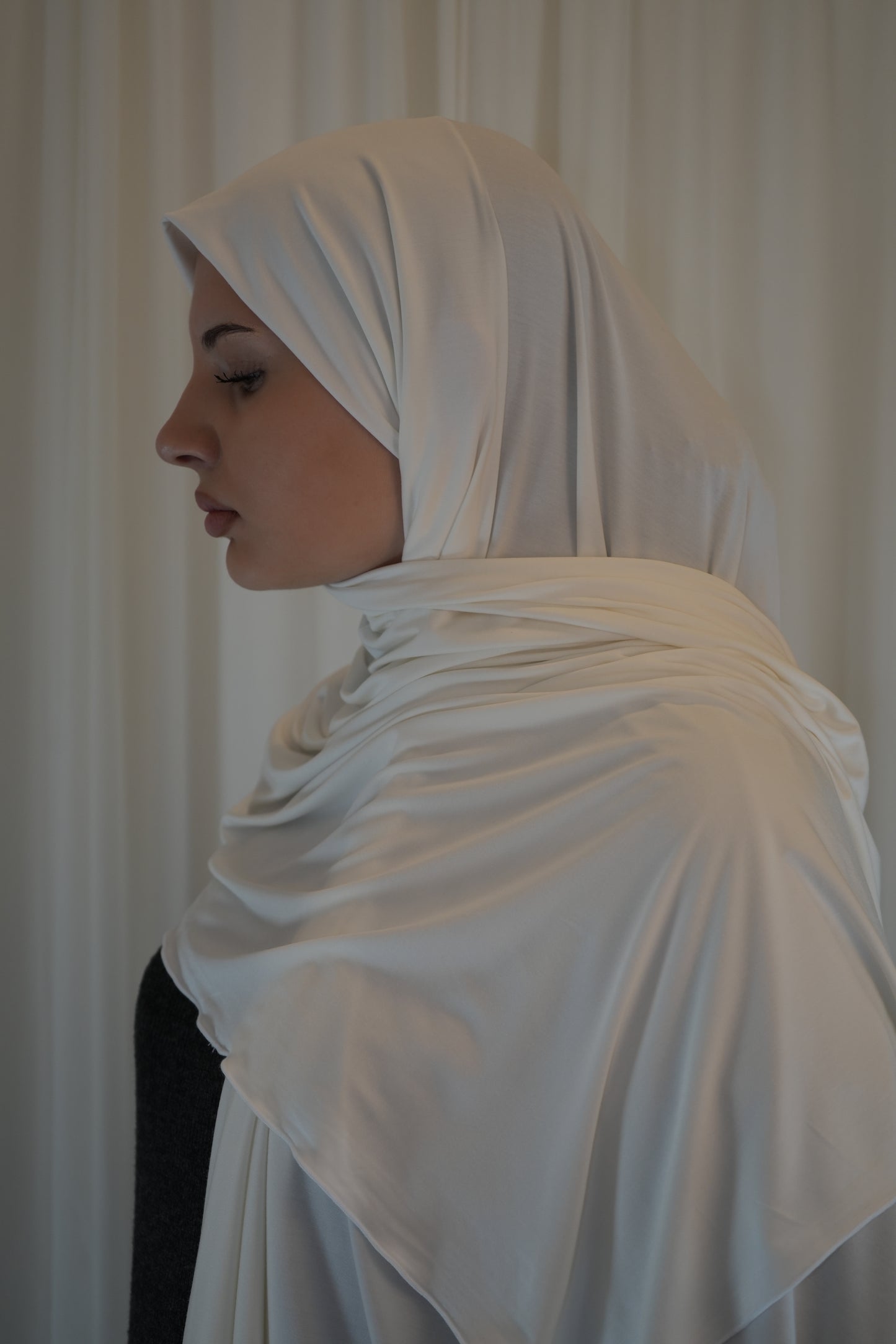 Jersey Hijab ivory