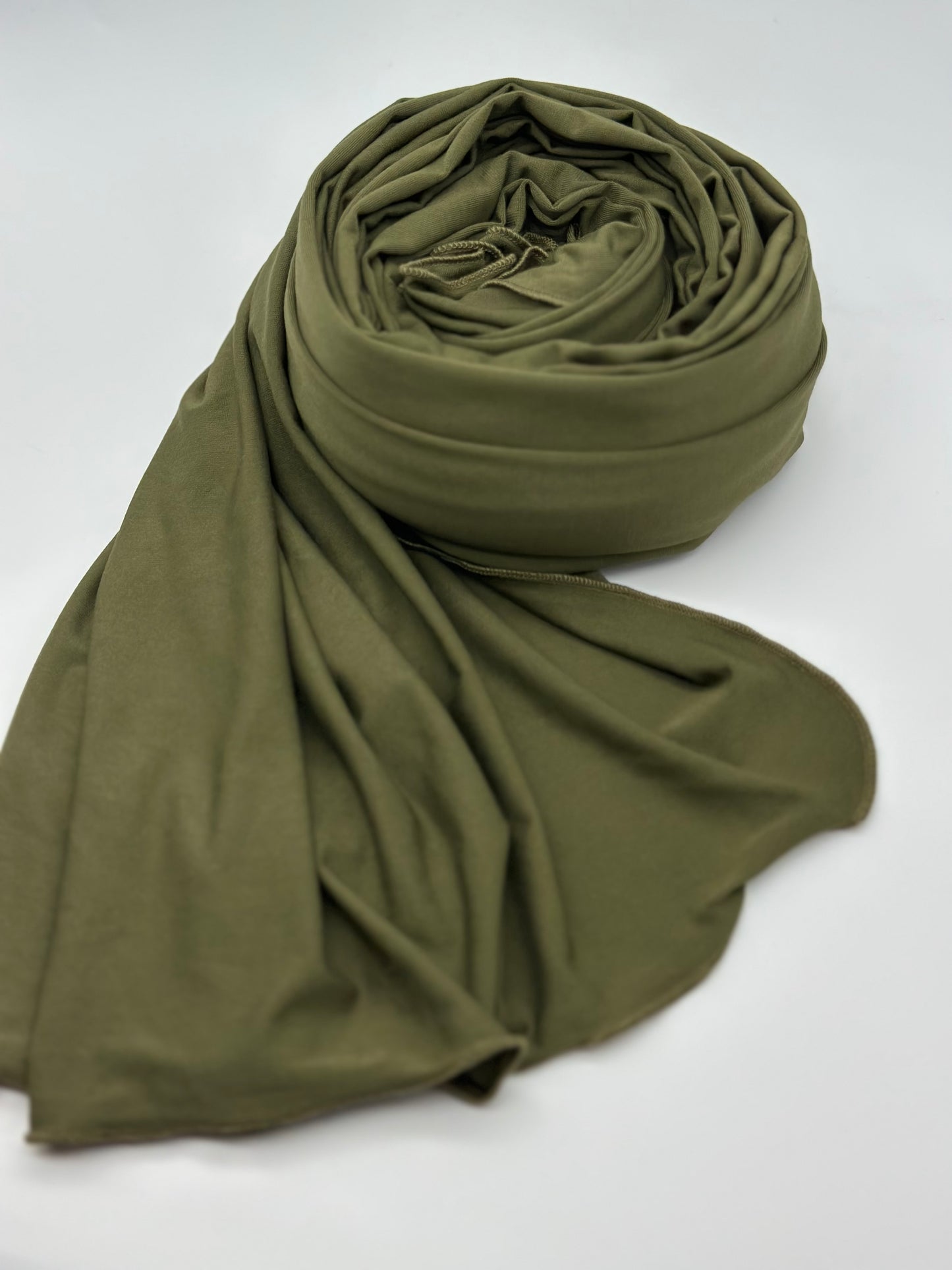 Jersey Hijab Naturgrün