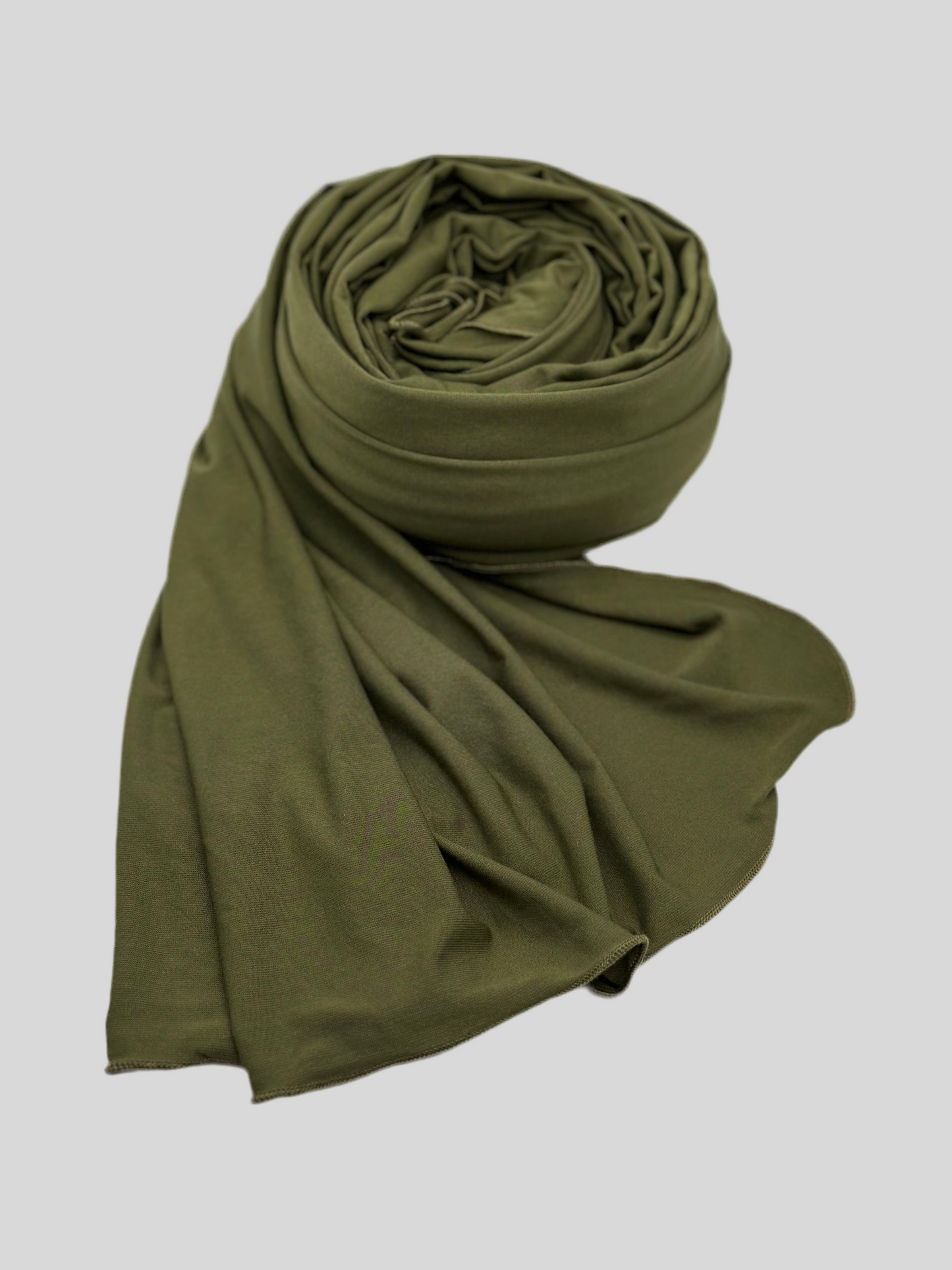 Jersey Hijab Naturgrün