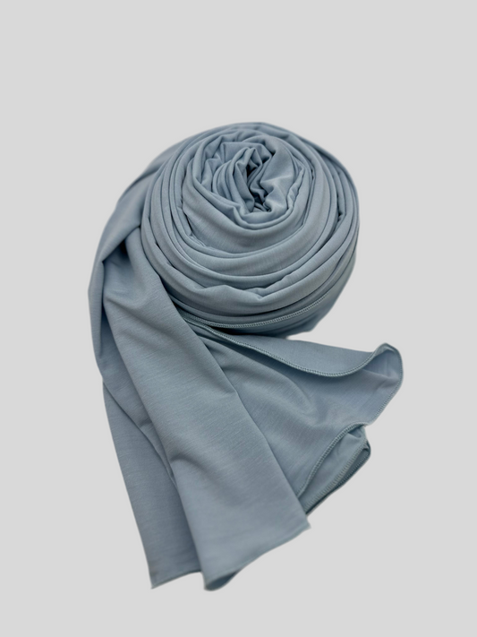 Jersey Hijab himmelblau