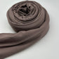 Jersey Hijab taupe braun