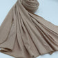 Jersey Hijab Mandelbeige