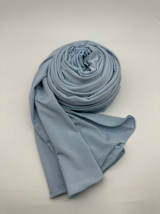 Jersey Hijab himmelblau