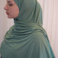 Jersey Hijab mintgrün