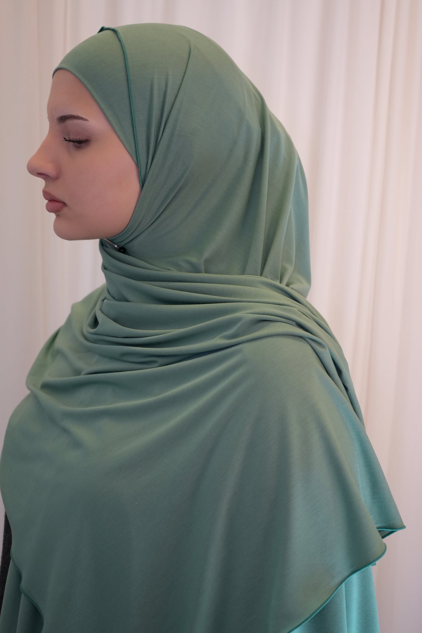 Jersey Hijab mintgrün