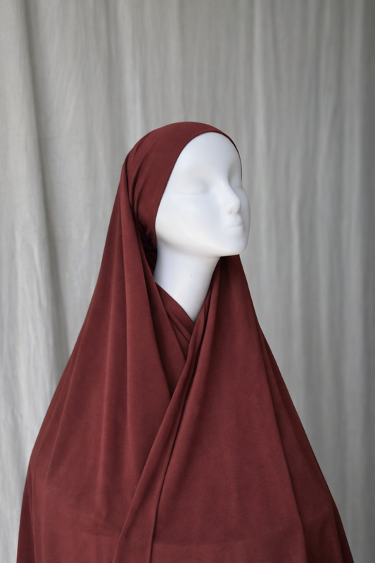 Instant Jersey Rotbraun/Kupfer