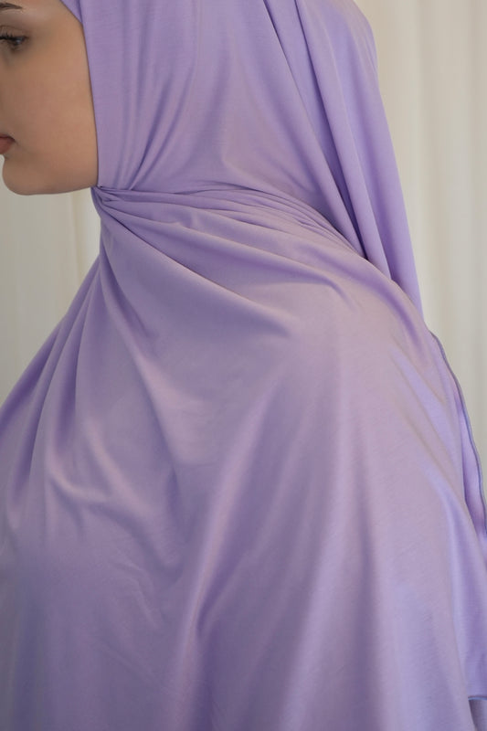 Jersey Hijab lavendel