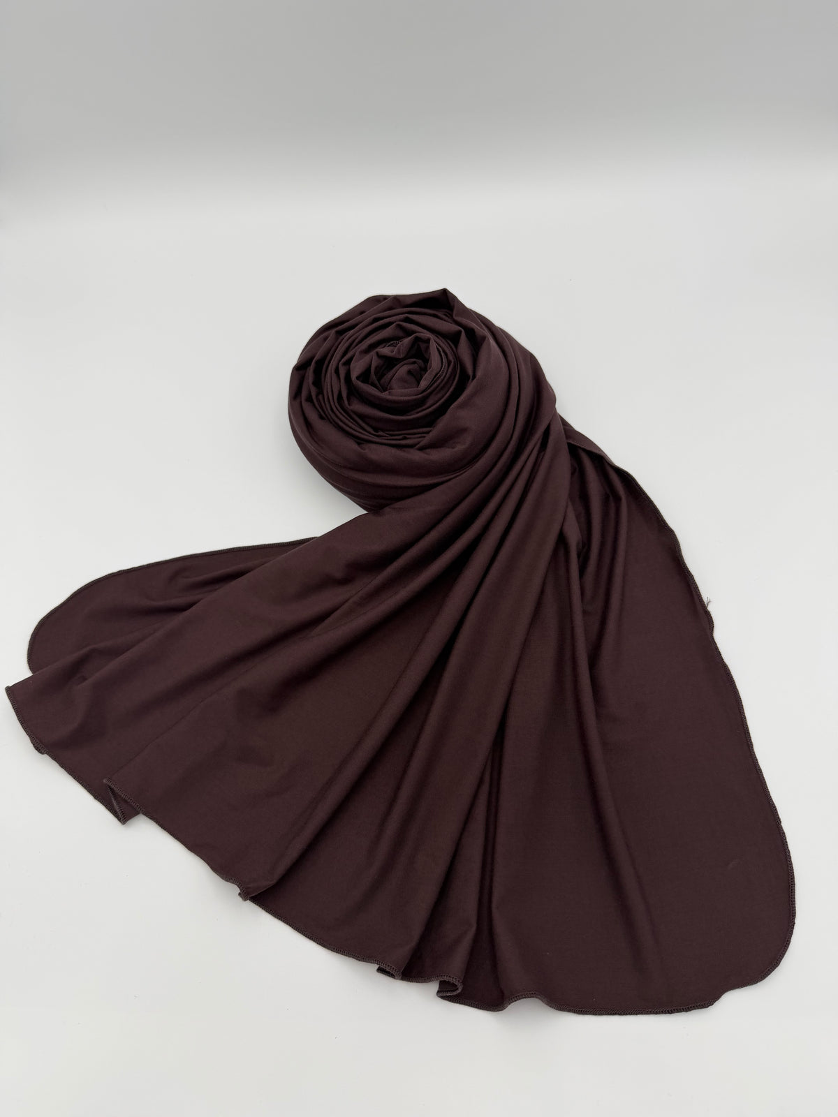 Jersey Hijab braun limitiert