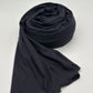 Jersey Hijab anthrazit grau