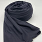 Jersey Hijab anthrazit grau