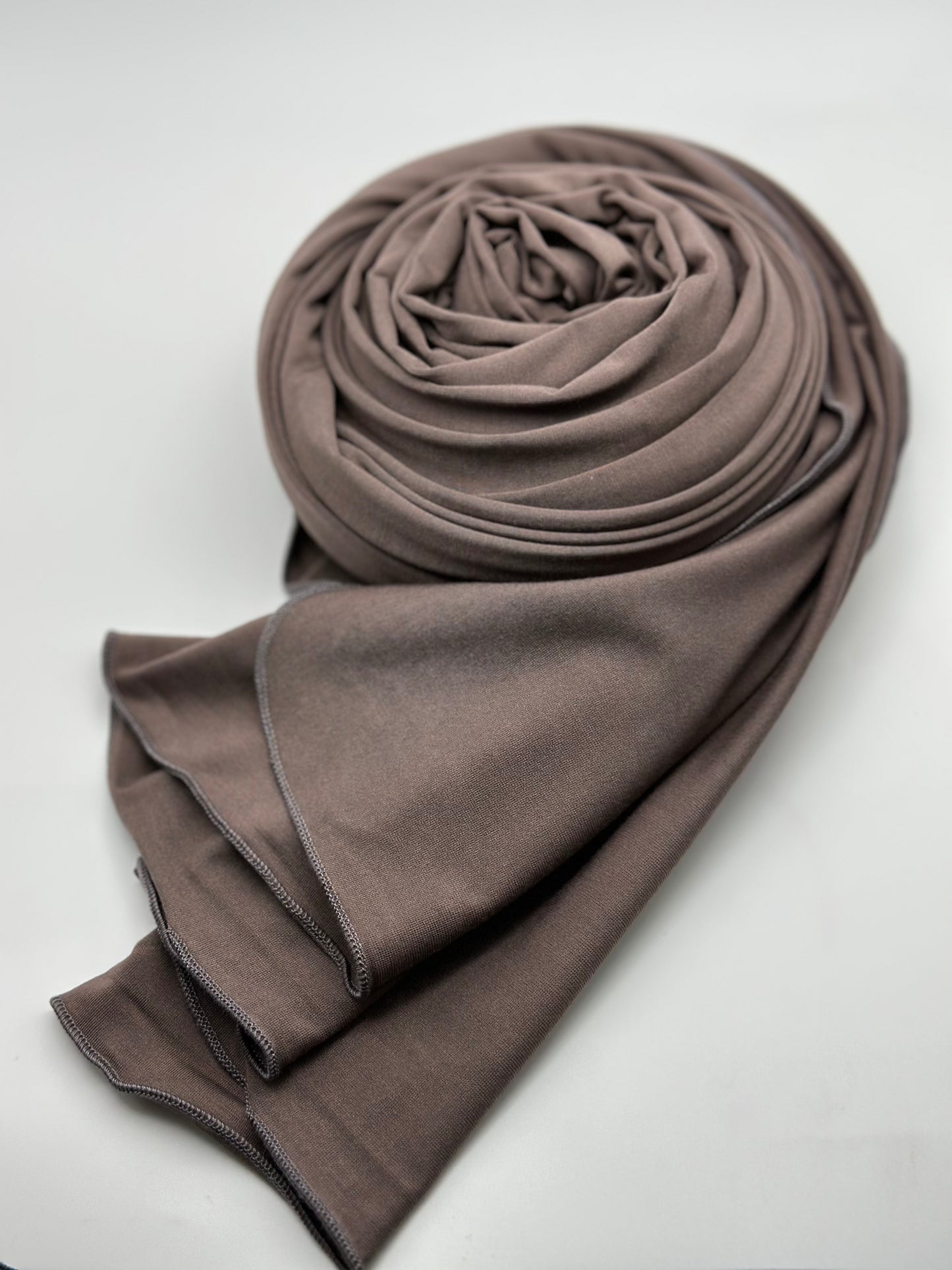 Jersey Hijab Greige Brown