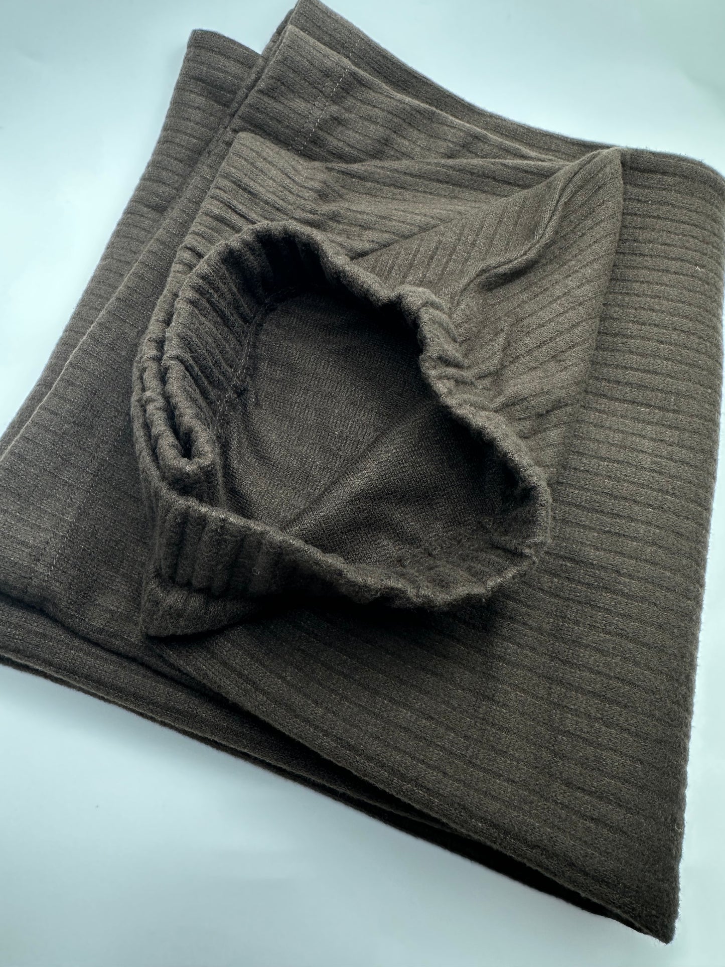 Bleistiftrock Strick braun