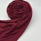 Jersey Hijab kirschrot