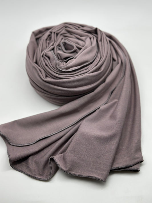 Jersey Hijab smoky mavue/grauviolett
