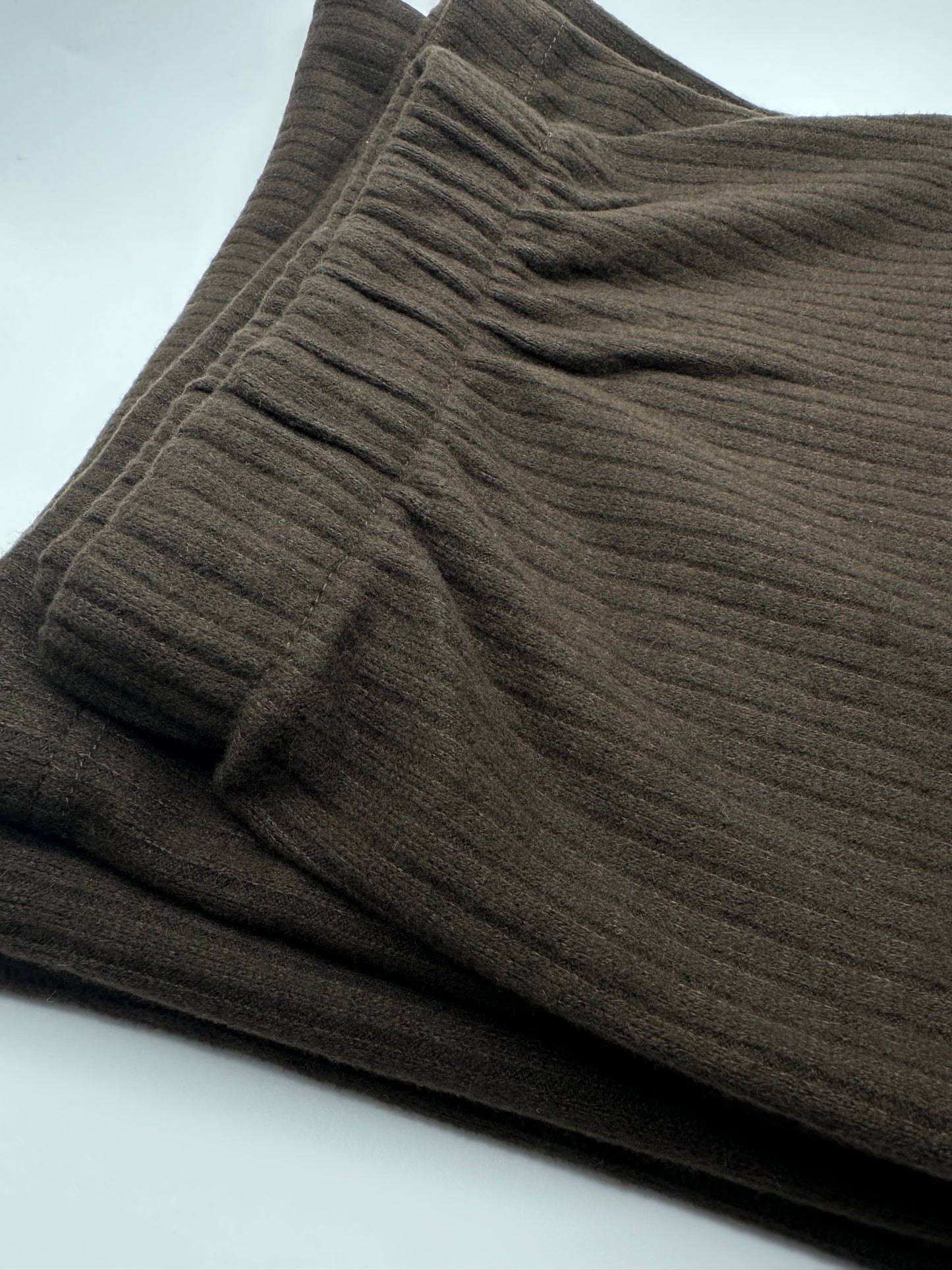 Bleistiftrock Strick braun