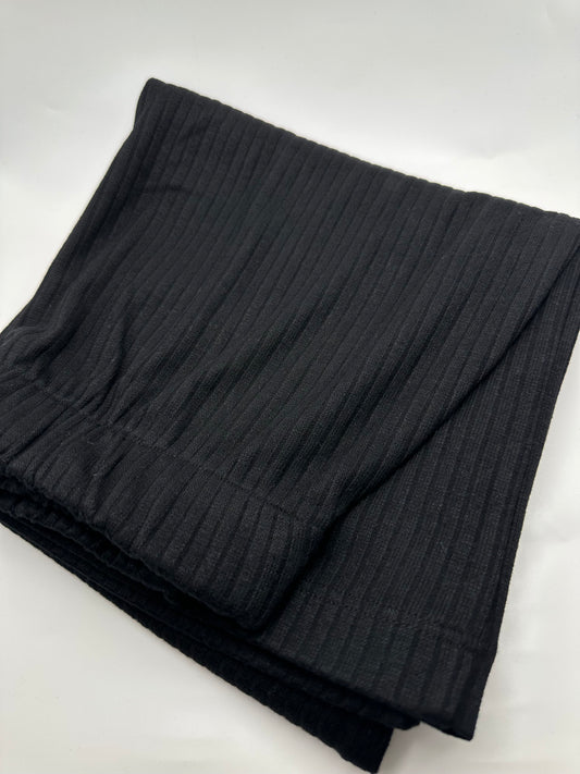 Bleistiftrock Strick schwarz