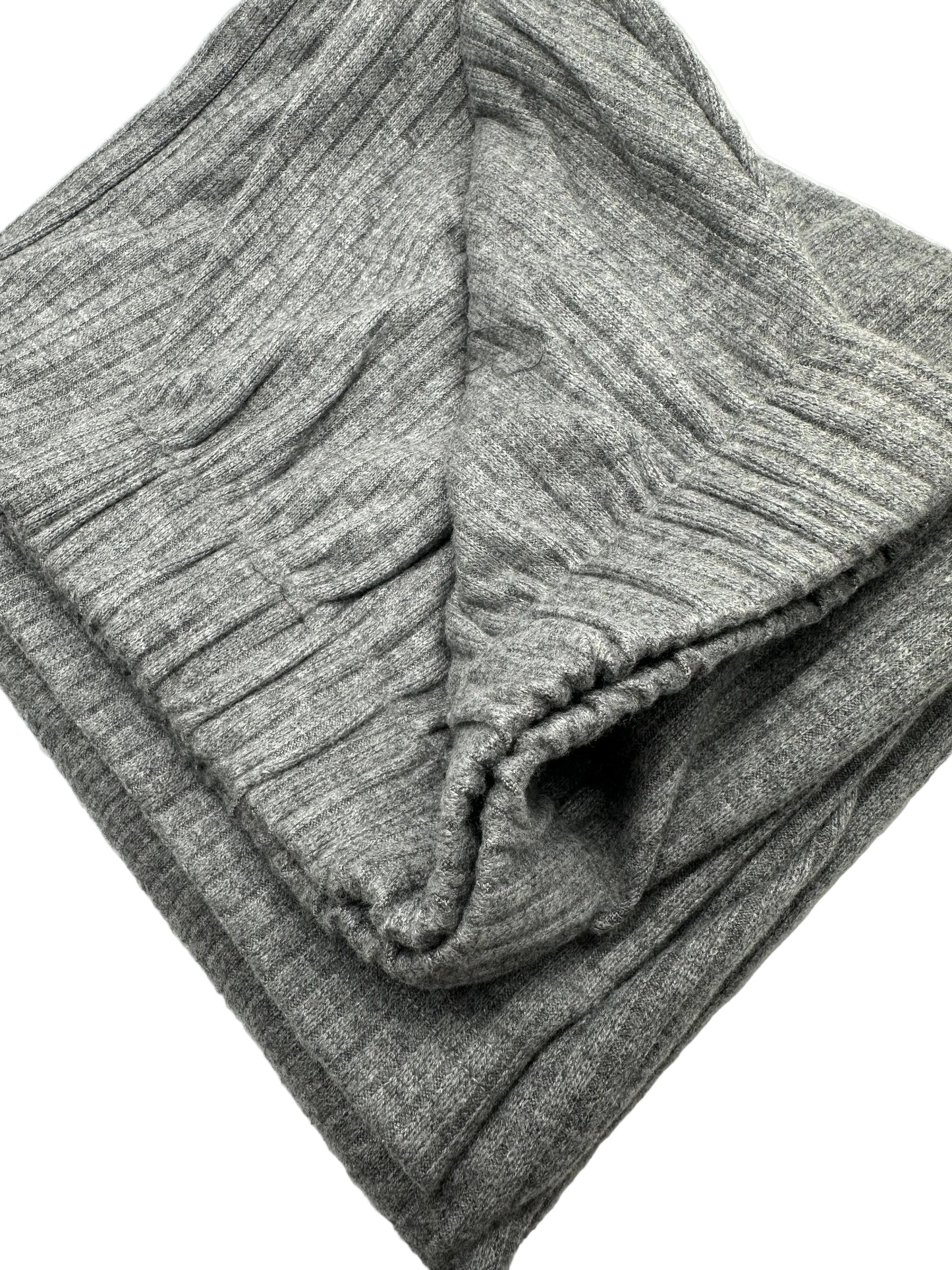 Bleistiftrock Strick hellgrau