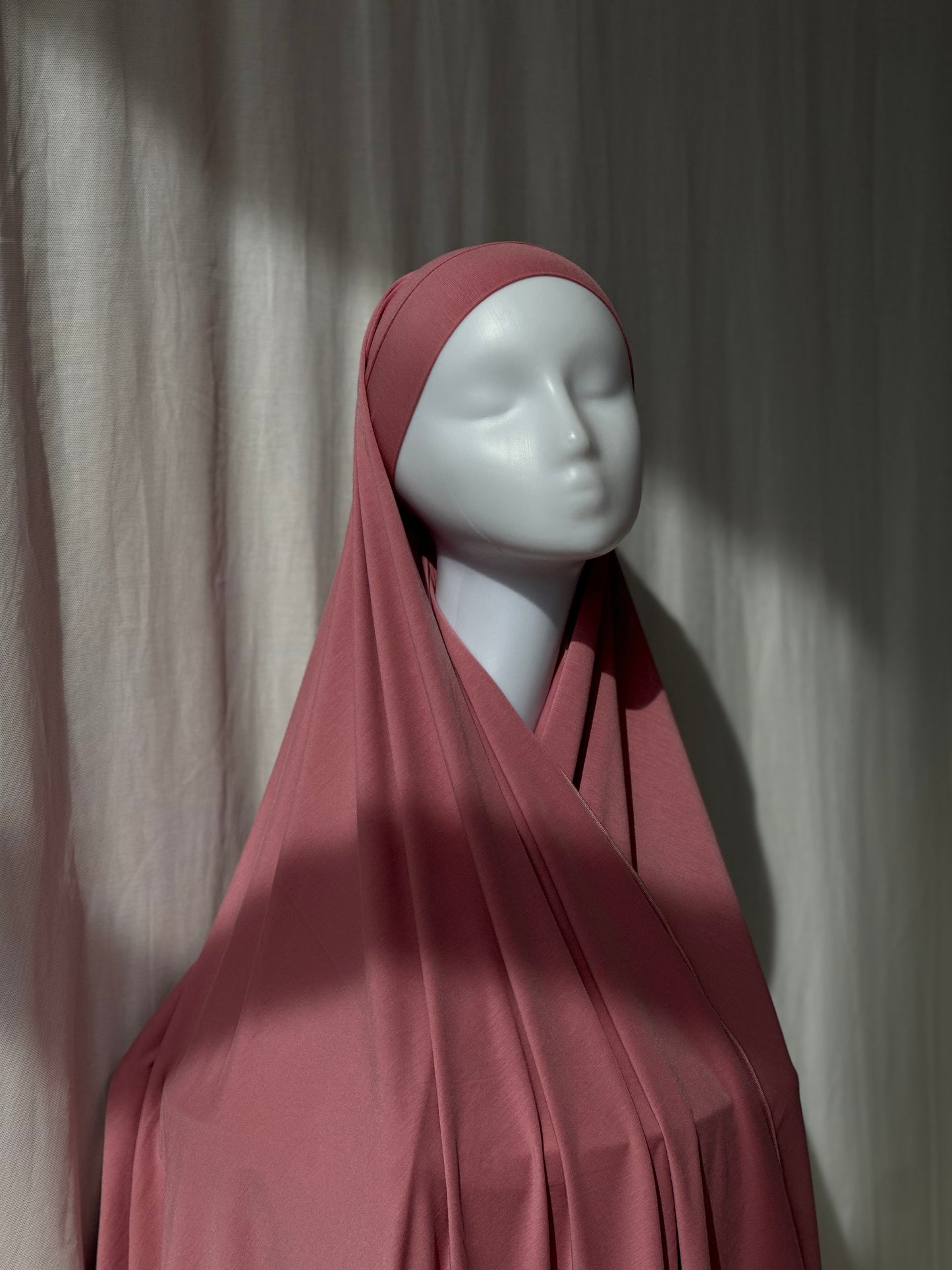 Instant Jersey Hijab altrosa