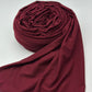 Jersey Hijab kirschrot