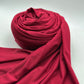 Jersey Hijab Himbeerrot
