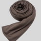 Jersey Hijab taupe braun