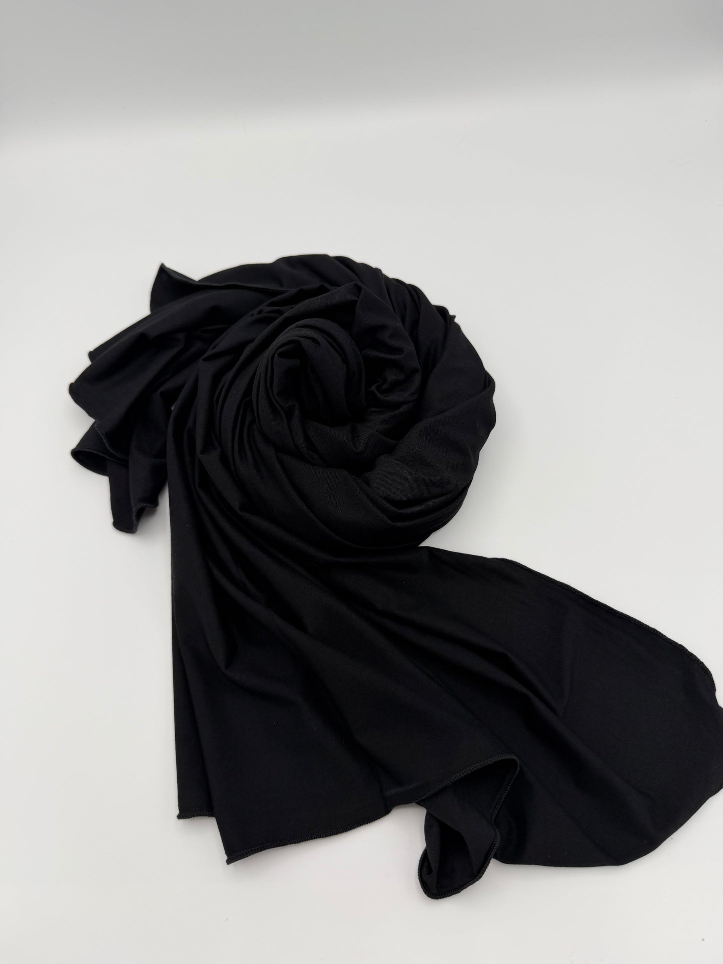 Jersey Hijab schwarz