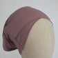 Bonnet wendbar altrosa