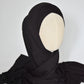 Jersey Hijab schwarz