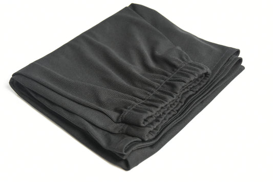 Bleistiftrock aus feinem Strick schwarz