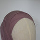 Bonnet wendbar altrosa